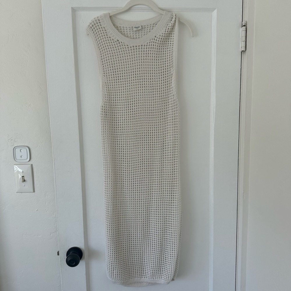 Crochet cover up dress
